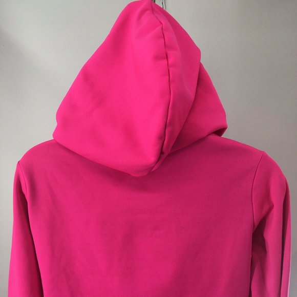 Champion Duo Dry Girls XL Barbiecore Bright Pink POWER WITHIN Hoodie Sweatshirt - Picture 6 of 10